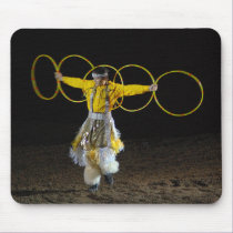Native American Dance - yellow rings - mousepad by Horseshoes3 Native American Dance - yellow rings - mousepad