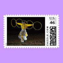 Native American Dance - yellow rings - postage postage by Horseshoes3 Native American Dance - yellow rings - postage postage