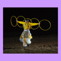 Native American Dance - yellow rings posters by Horseshoes3 Native American Dance - yellow rings posters