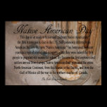 Native American Day Print posters