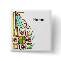 Native American Design Pin
