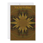 Native American Fractal Pattern Invitations