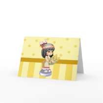 Native American Girl Greeting Card