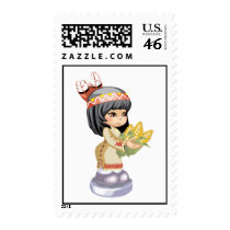 Native American Girl Postage