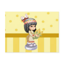 Native American Girl Postcard