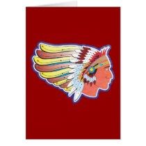 Native American Indian Chief cards
