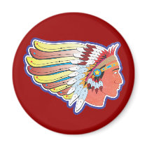 Native American Indian Chief magnets