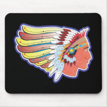 Native American Indian Chief mousepads