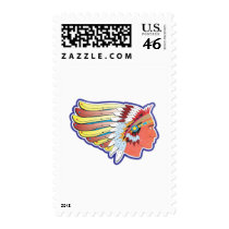 Native American Indian Chief postage