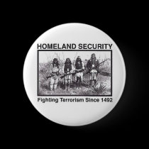 Native American Indian Homeland Security buttons