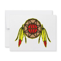 Native American Indian Mandela invitations