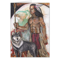 Native American Indian - Spirit Guide Card by whittyart Native American Indian - Spirit Guide Card
