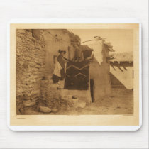 Native American Indian Vintage Portrait Mouse Pad