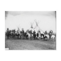Native American Indian Vintage Portrait Postcard