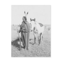 Native American Indian Vintage Portrait postcards