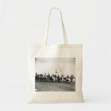 Native American Indian Vintage Portrait Tote Bags