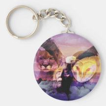 Native American Indian Warrior Key Chain
