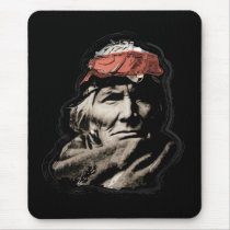 Native American Indian Warrior mousepads