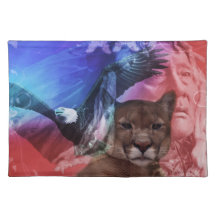 Native American Indian Warrior Place Mat
