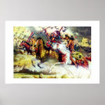 NATIVE AMERICAN INDIANS - CHEYENNE PRINT