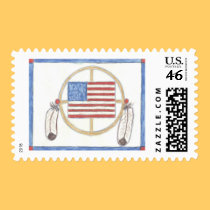 Native American Medicine Wheel stamps
