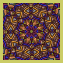 Native American Meditation Mandala posters
