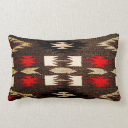 Native American Navajo Tribal Design Print Throw Pillows