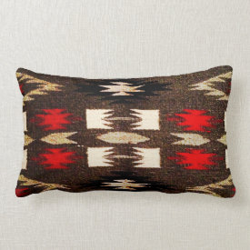 Native American Navajo Tribal Design Print Throw Pillows