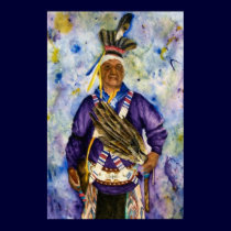 Native American Print by artbyjolyn Native American Print