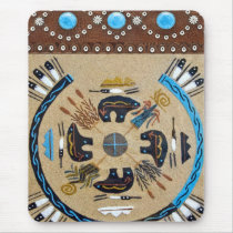 Native American "Sandpainting" Western Mousepad