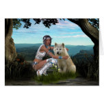 Native American Scene Card cards