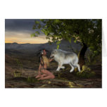 Native American Scene Card cards