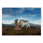 Native American Scene Card cards
