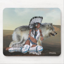 Native American Scene Mousepad