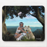 Native American Scene Mousepad