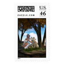 Native American Scene Postage postage by mickeyelvis128 Native American Scene Postage postage