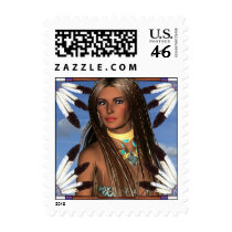 Native American Scene Postage postage by mickeyelvis128 Native American Scene Postage postage