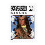 Native American Scene Postage