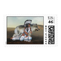 Native American Scene Postage postage by mickeyelvis128 Native American Scene Postage postage