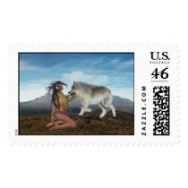 Native American Scene Postage postage by mickeyelvis128 Native American Scene Postage postage