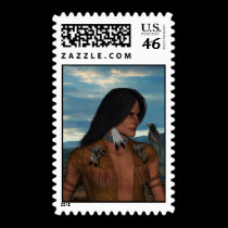 Native American Scene Postage postage by mickeyelvis128 Native American Scene Postage postage