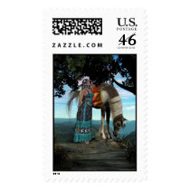 Native American Scene Postage postage by mickeyelvis128 Native American Scene Postage postage