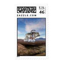 Native American Scene Postage