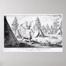 Native American Shaman Poster