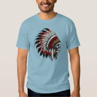 Native American Skull Chief T-shirt