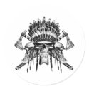 Native American Skulls stickers
