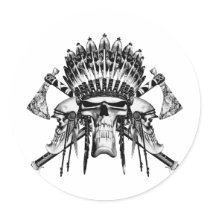 Native American Skulls stickers