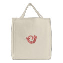 Native American Spinning Lizard Design 3 embroidered bags by mrssocolov4 Native American Spinning Lizard Design 3 embroidered bags