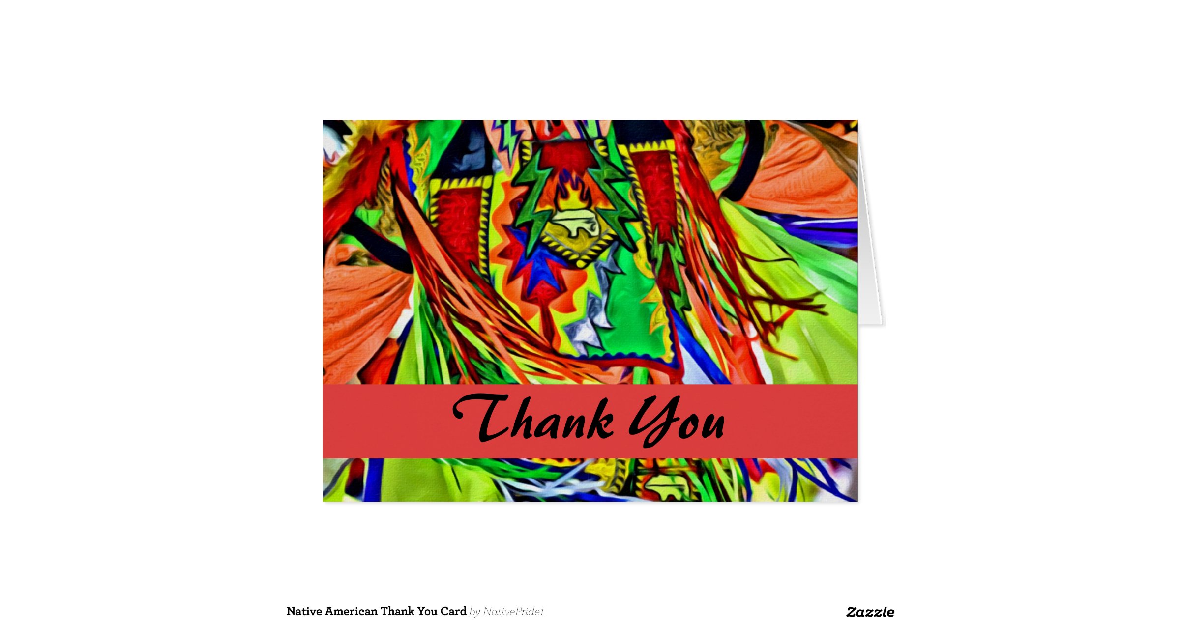 Native American Thank You Card Zazzle