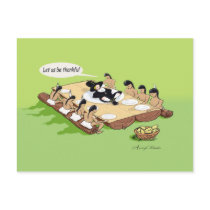 Native American Thanksgiving Greeting Card postcards